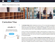 Tablet Screenshot of meucurriculum.com